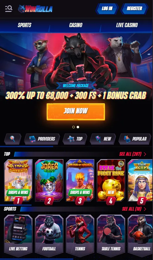 WinRolla mobile sport promo
